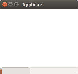 Blank main window
