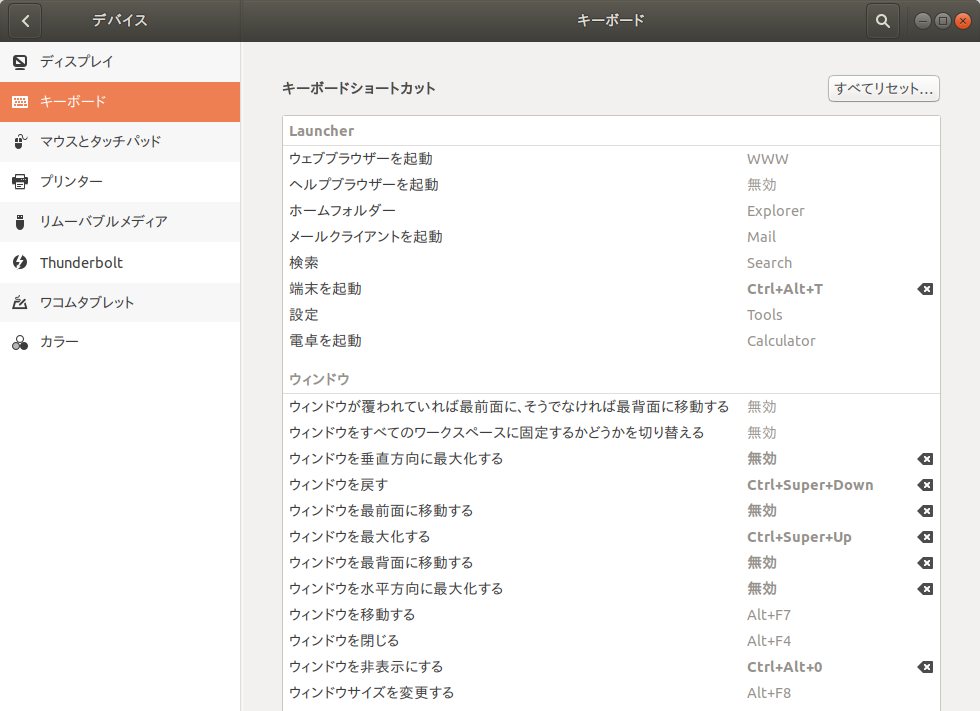 Keyboard shortcut dialog