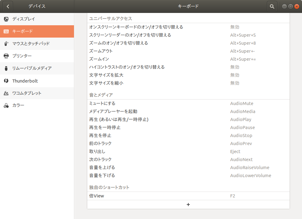 Keyboard Shortcut Dialog